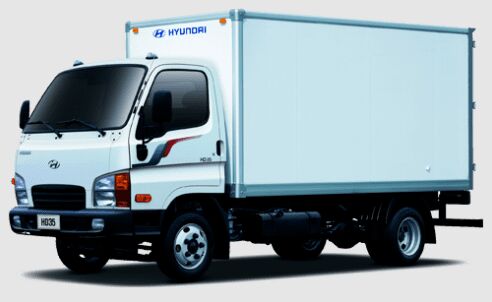 new Hyundai HD35 box truck