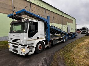 IVECO STRALIS car transporter + car transporter trailer