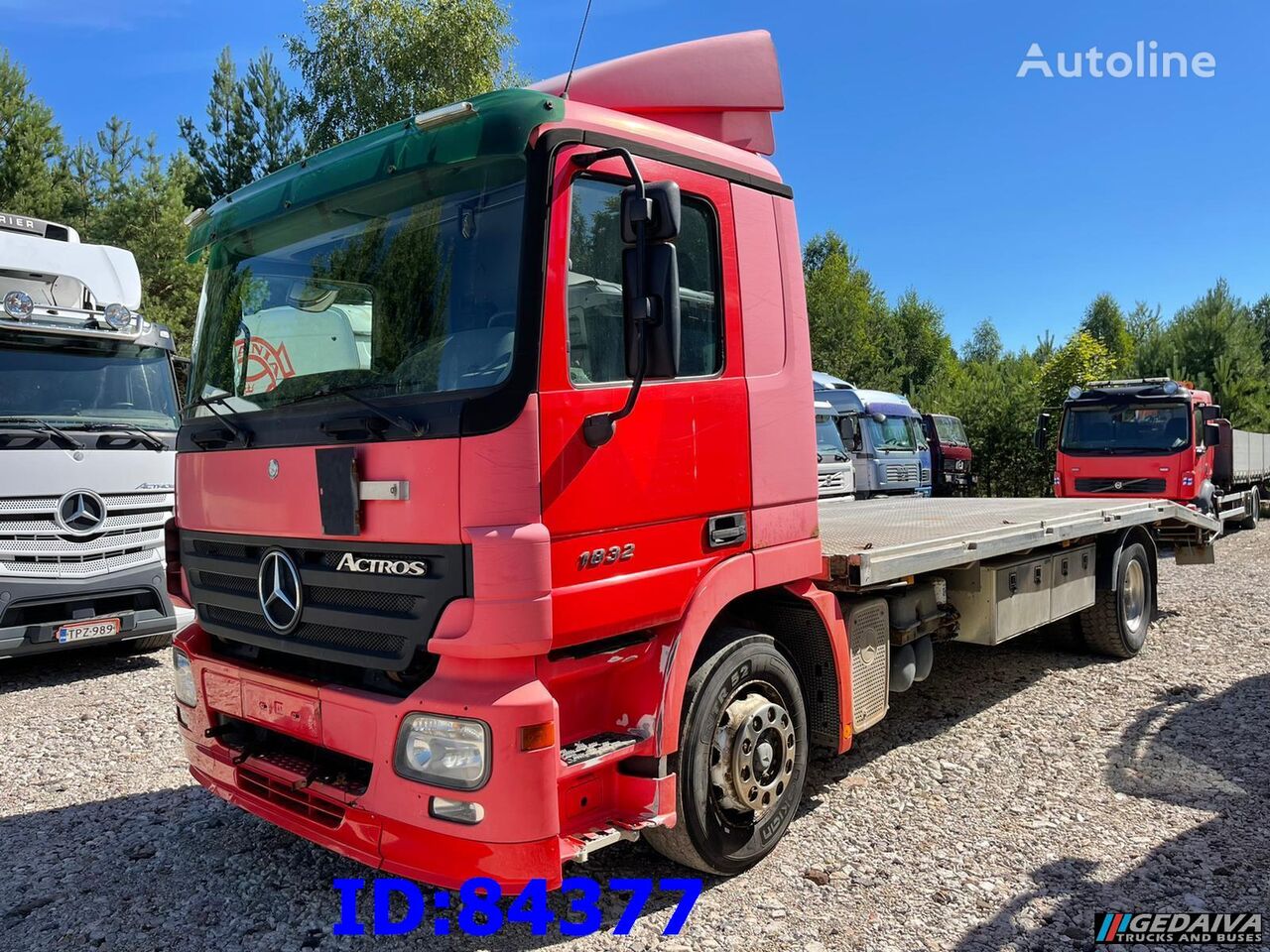 Mercedes-Benz Actros 1832 car transporter