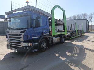 Scania P450 car transporter + car transporter trailer
