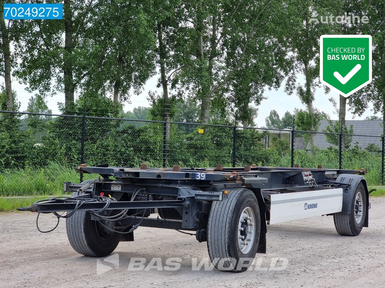 Krone AZ NL-Trailer container chassis trailer