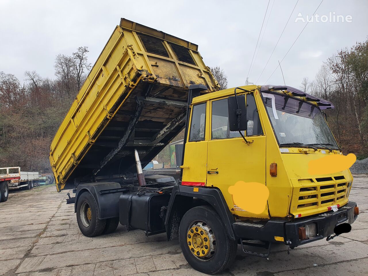 Steyr TIPPER SPRING BIG AXEL !6 cylinder dump truck