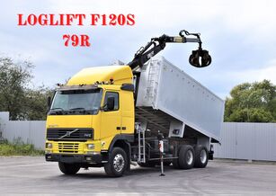 Volvo FH 12 460 Abrollkipper * LOGLIFT F120S 79R * TOP dump truck