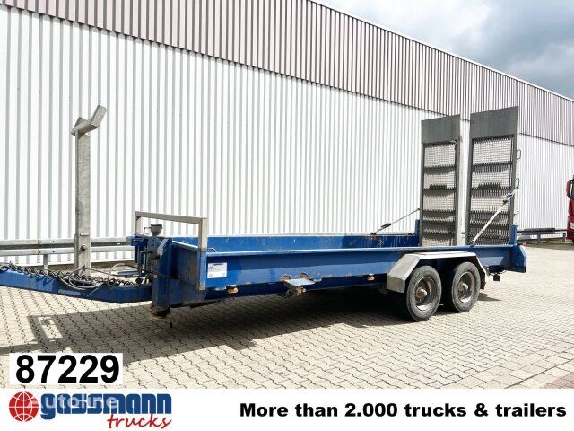 Obermaier OS2-T1191W, hydr. Auffahrrampen equipment trailer