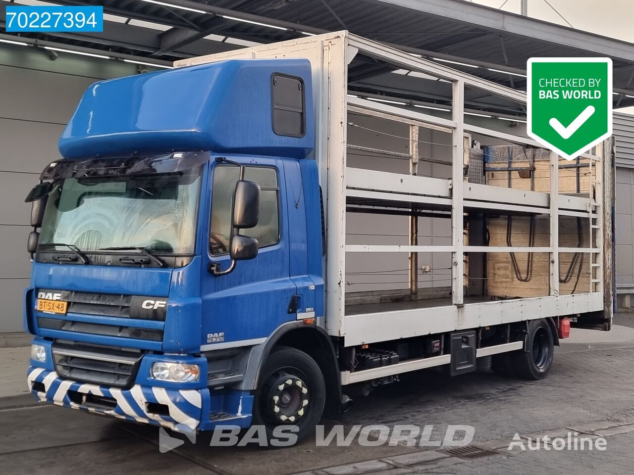 DAF CF75.310 4X2 NL-Truck Ladebordwand winch Euro 5 flatbed truck