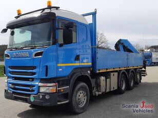 Scania R 500 LB8x4*4HSA PK 26000EH-E + JIB PJ060 A flatbed truck