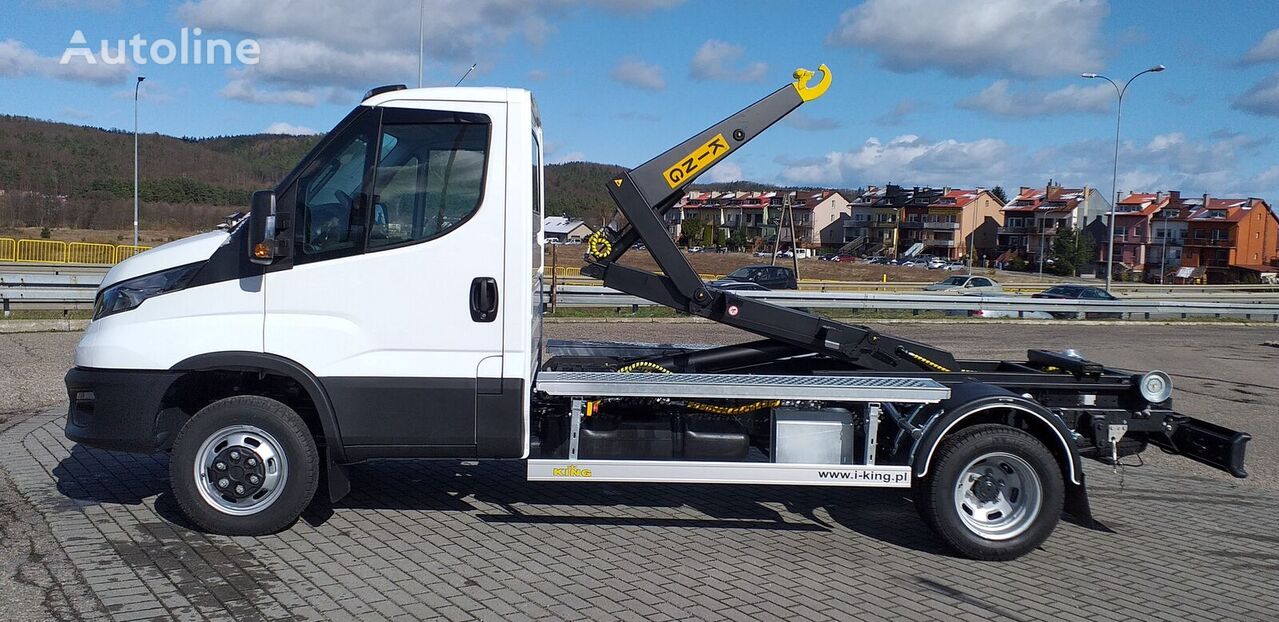 new IVECO 50C18 + KING HZ-4R Hakowiec / Hooklift / Abrollkipper  hook lift truck