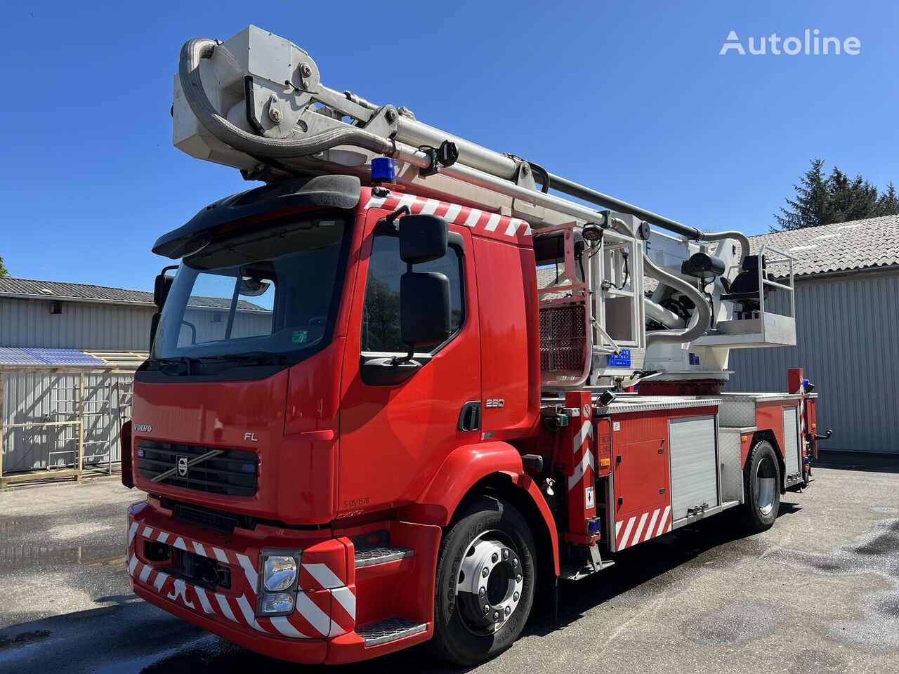 Volvo FL280 42 CELA TJ240 F24M fire ladder truck