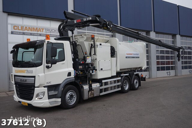 DAF FAN CF 330 Welvaarts weegsysteem 21 ton/meter laadkraan garbage truck