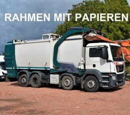damaged MAN TGS 35.420 8x2 RAHMEN UND PAPIERE Bj.05-2019 garbage truck