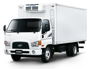 new Hyundai HD65 4WD refrigerated truck