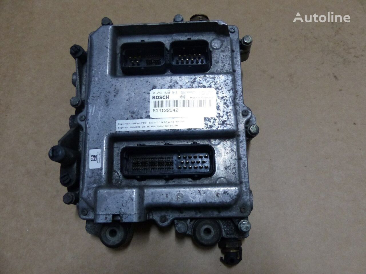 Bosch 0281020048 control unit for IVECO STRALIS truck tractor