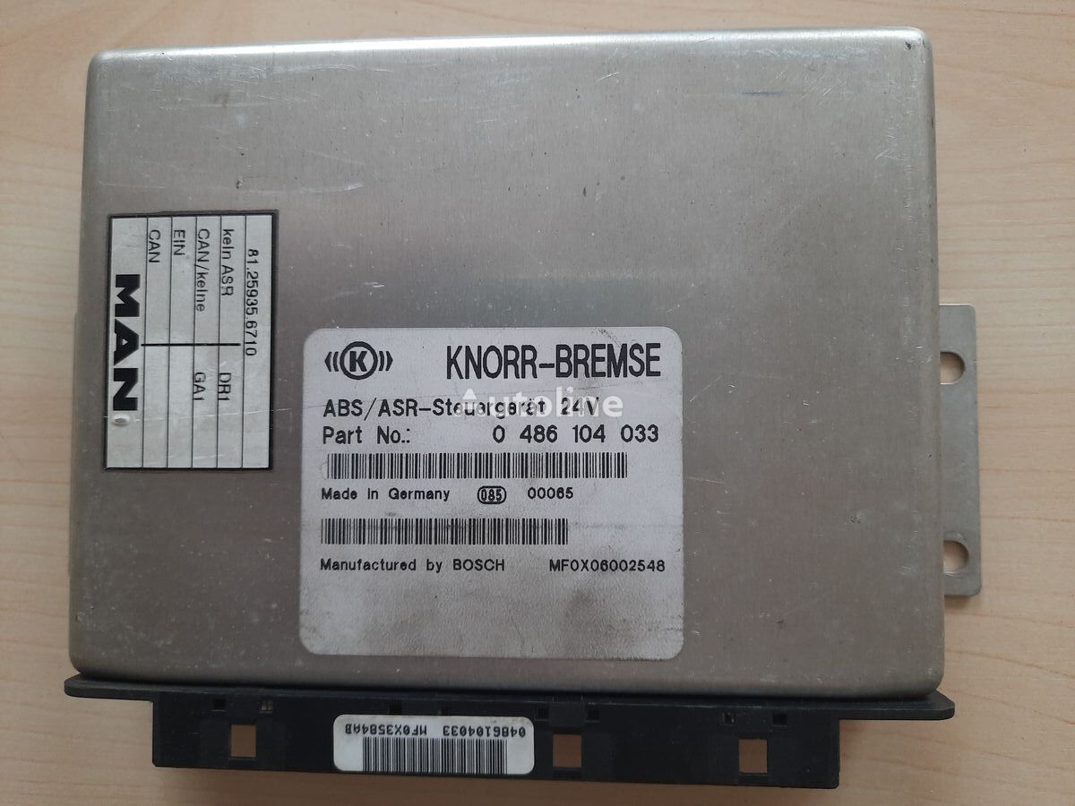 Knorr-Bremse 0486104033 control unit for MAN F2000 L2000 LE truck tractor
