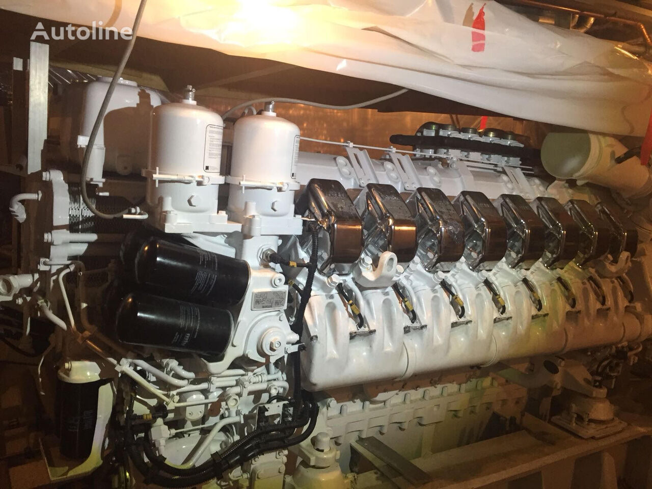 MTU M90 MARINE 16V4000M90 engine for MAN camper