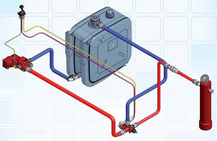 Renault tipper system for truck