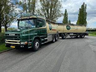 Scania T144.460 V8 6X2 BOUGIE + BURG HANGER tanker truck