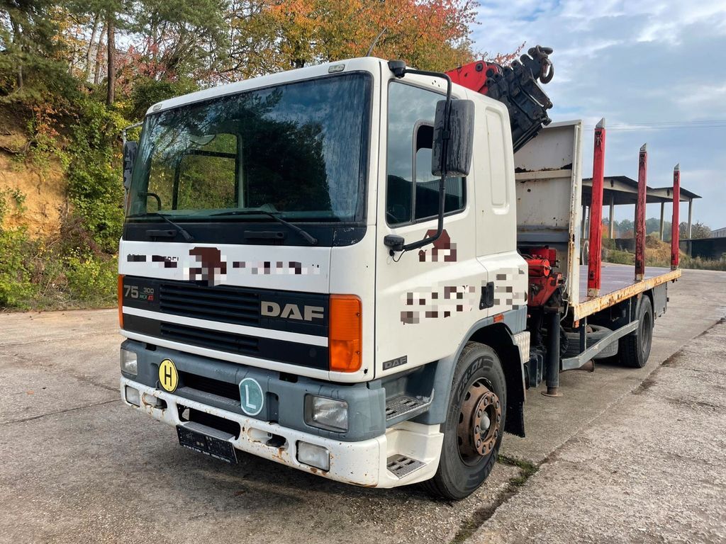 DAF FA 75.300 Darus rönkszállító PALFINGER PK12500 timber truck