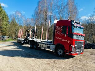 Volvo FH 540 BL Dzwig LIV120Z96  timber truck + timber trailer