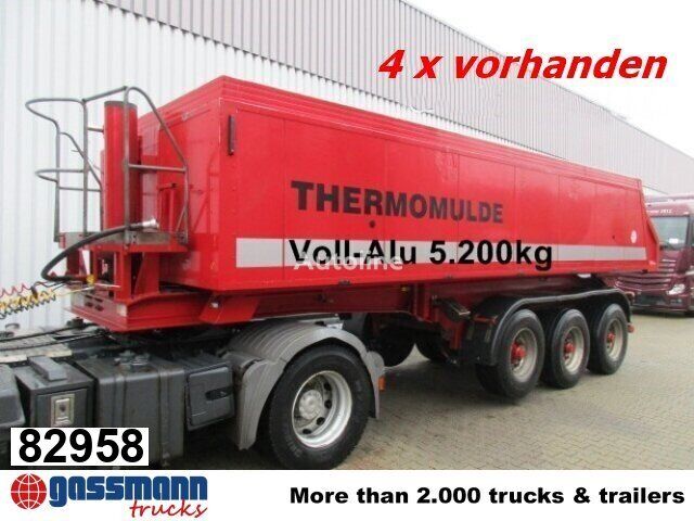 Meierling MSK 24 Voll-Alu Iso-Kastenmulde, ca. 25m³, 4x tipper semi-trailer