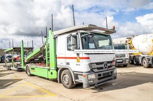 MERCEDES-BENZ Actros 1836 L Járműszállító emeletes hidroplató + csörlő car transporter