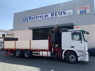 MERCEDES-BENZ ACTROS 2536 FASSI 235 flatbed truck
