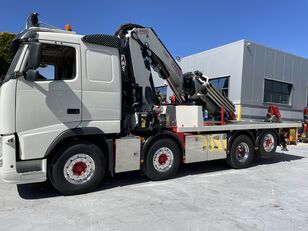 VOLVO FH 480 with New Fassi F820RA.2.27L426 flatbed truck