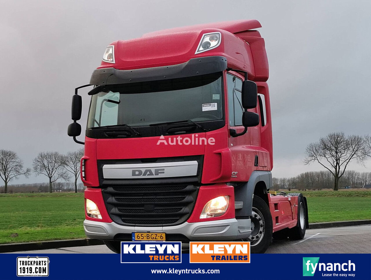 DAF CF 400 skylights skirts truck tractor